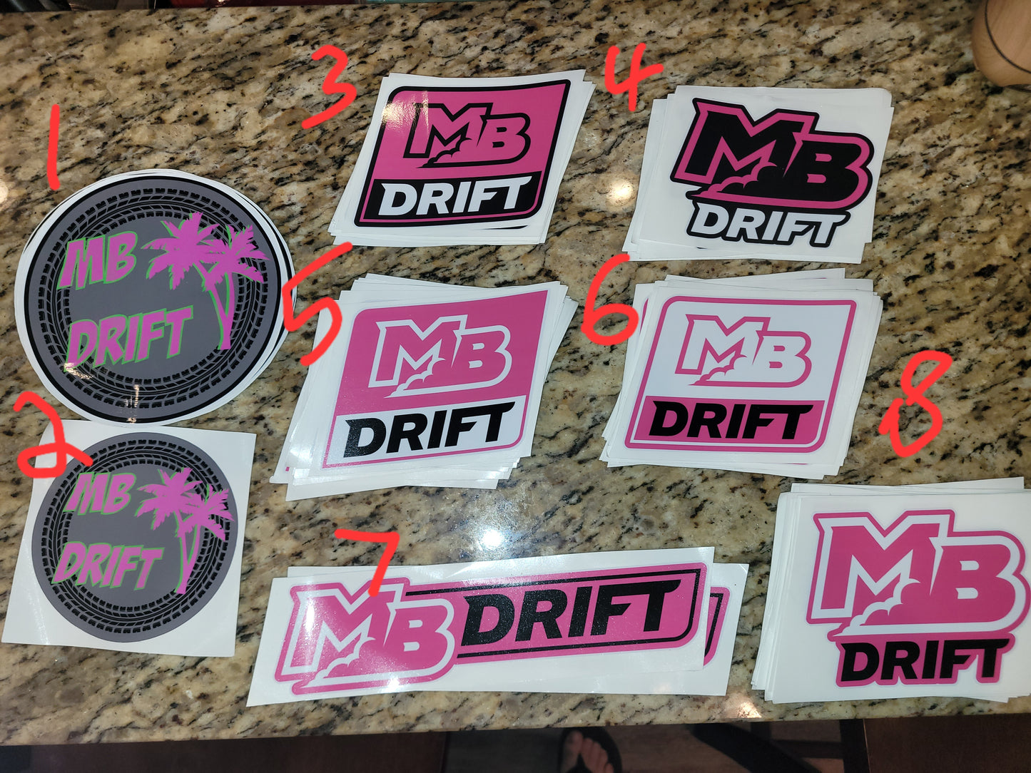 MB Drift Decals