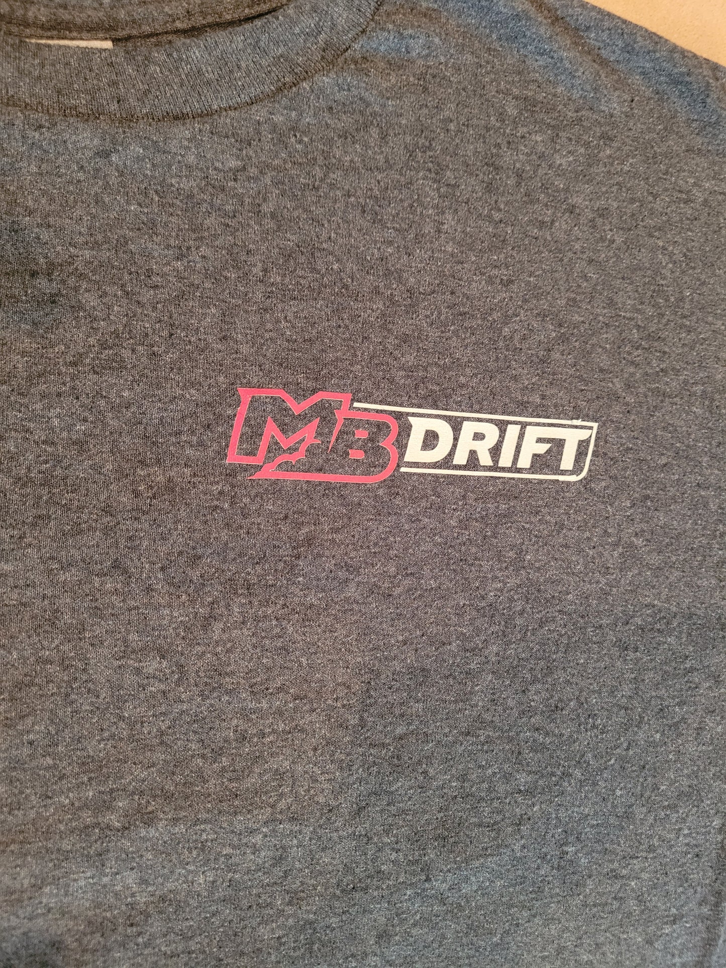 1 MB Drift 2024 Grey T-Shirt, Touge Design