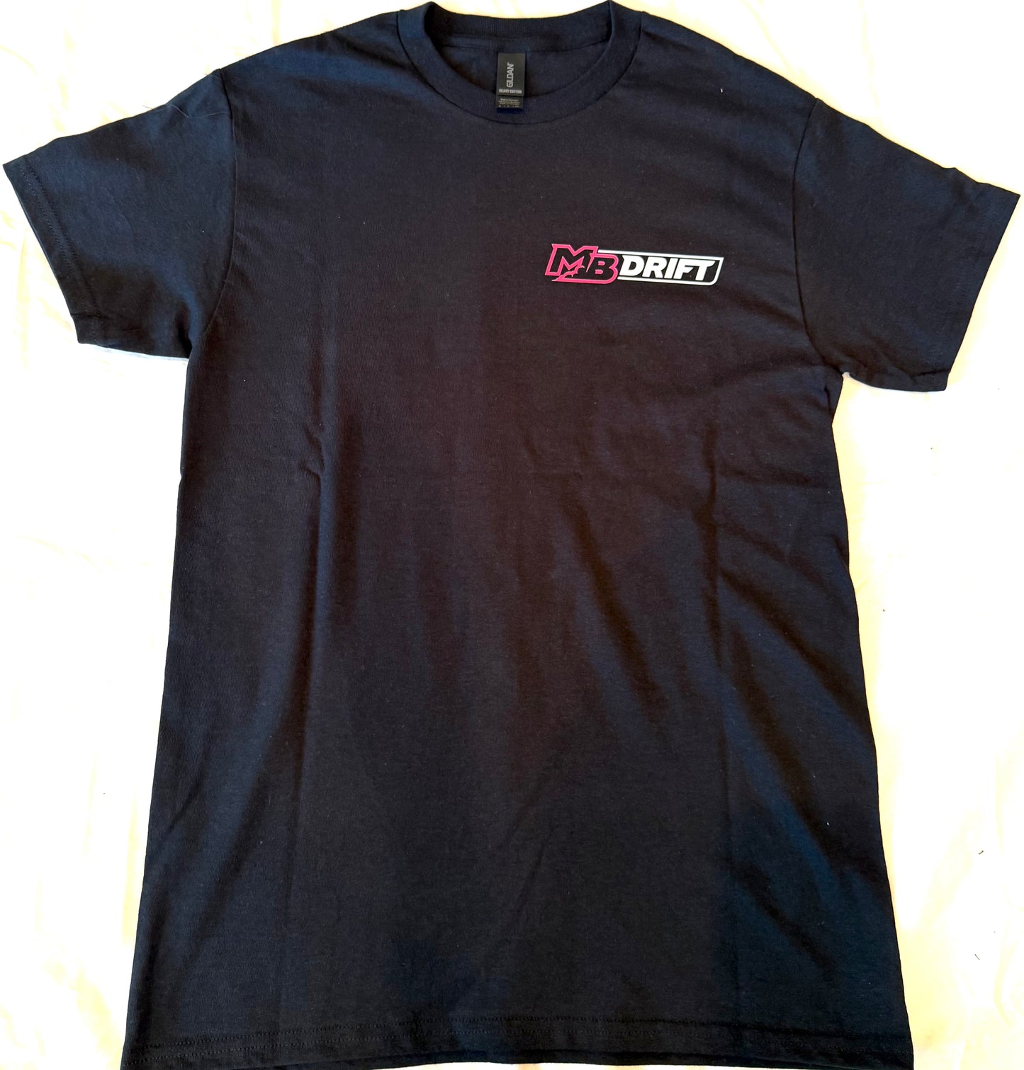 1 MB Drift T-Shirt in Black with standard logos